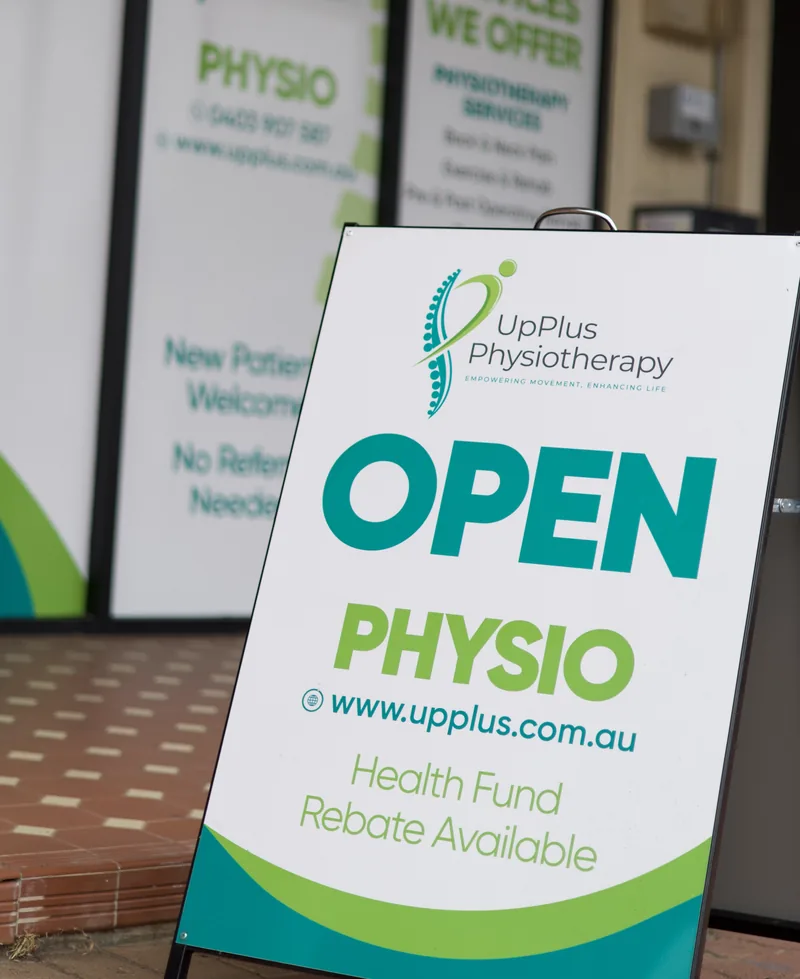 The UpPlus Physiotherapy shopfront at 177 Trimmer Parade, Seaton SA 5023